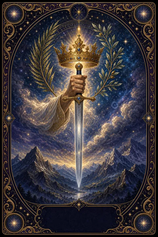 Kılıç Ası Tarot Kartı